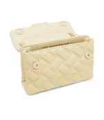 Кожаная сумка-мессенджер MINI KENSINGTON Kurt Geiger - кремовый(9798742109)