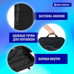 Папка на молнии с ручками BRAUBERG А4 1 отделение полиэстер 80 мм "City car" (2 штуки в упаковке)