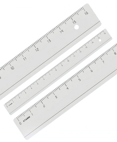 Линейка 16см прозрач. (Стамм )
