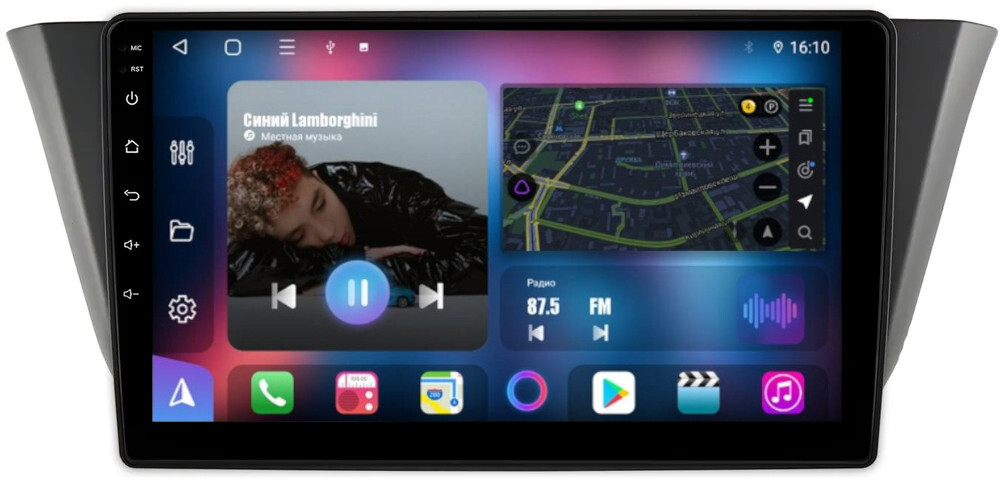 Магнитола для Iveco Daily 2015+ - FarCar BM3004M на Android 13, QLED, TS10, 4Гб+32Гб, CarPlay, 4G SIM-слот