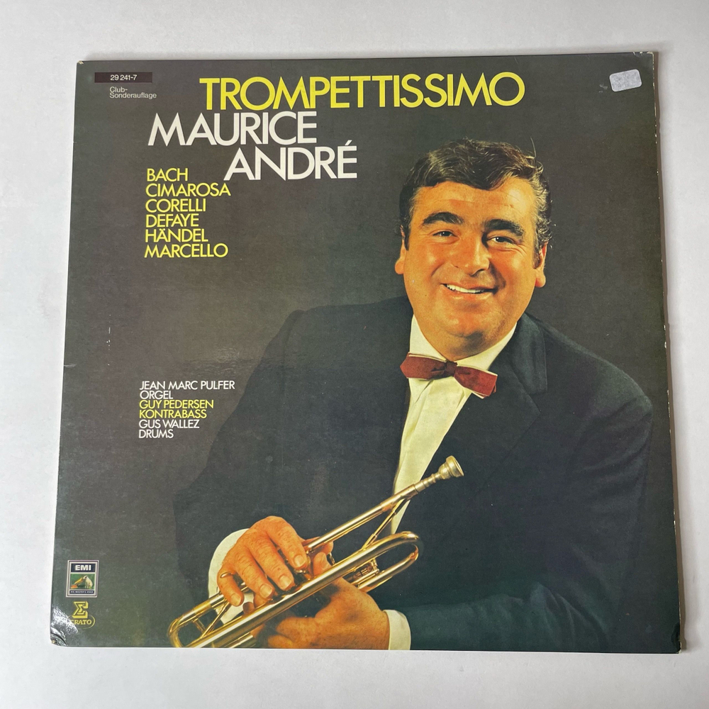 Винтажная виниловая пластинка LP Maurice Andre Trompettissimo (Германия 1971)