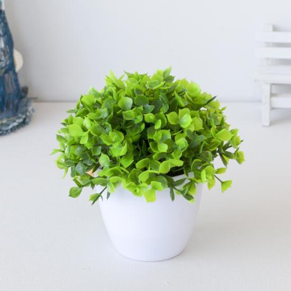 Растение искусственное Зелень в горшке 11 см DIY-344