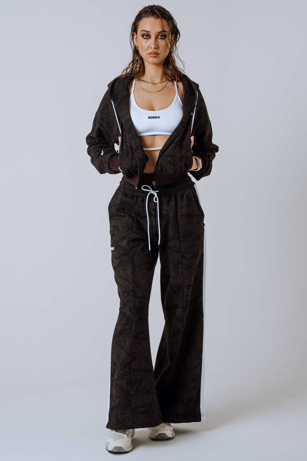 Кофта Relaxed Zip Hoodie POWER 895 DARK BROWN CAMO