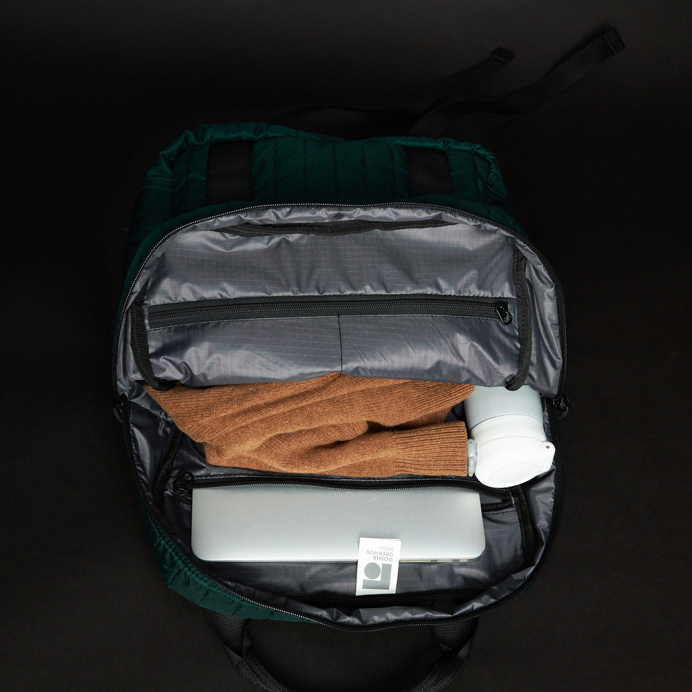 Рюкзак GO REFRIGI STRIPES Brick Pack темно-зеленый