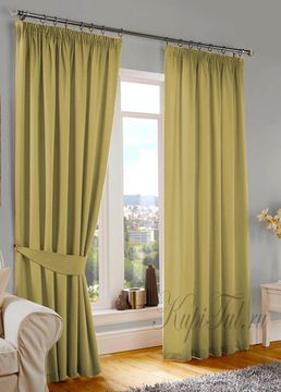 Kadife (песочный). Шторы из стриженного бархата