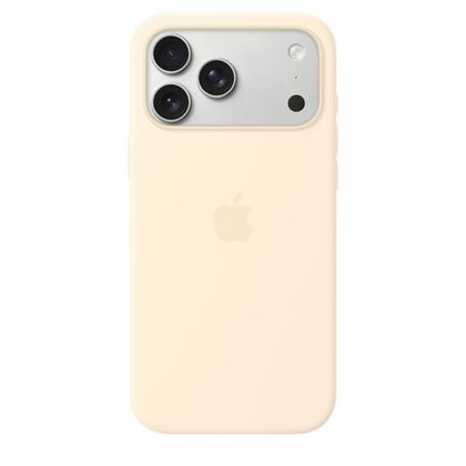 Apple Silicone Case with MagSafe iPhone 17 Pro Max Vanilla