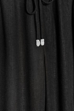 ZARA БРЮКИ С ВЫШИВКОЙ И БИСЕРОМ — ZW COLLECTION, ЧЕРНЫЙ/БЕЛЫЙ