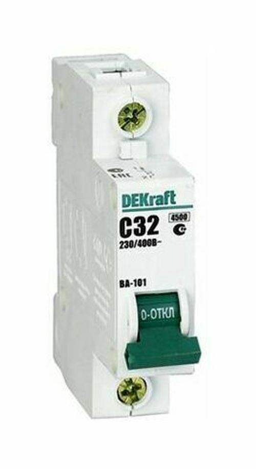 11057 Авт.выкл. 1п 32А ВА101 DEKraft