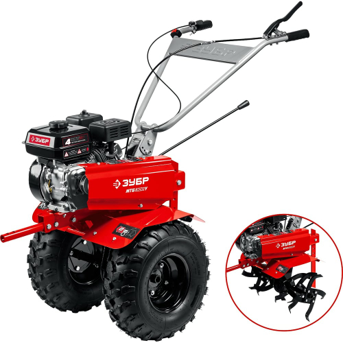 ЗУБР увеличенные колеса, 7 л.с., мотоблок (МТБ-300 У)