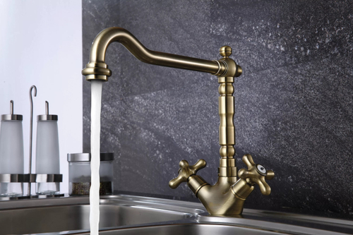 LEMARK Vintage Смеситель для кухни с поворотным изливом бронза LM2805B