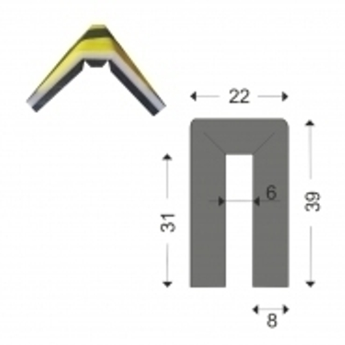 ПР-ВП-W3 Профиль из вспененного полиэтилена тип W