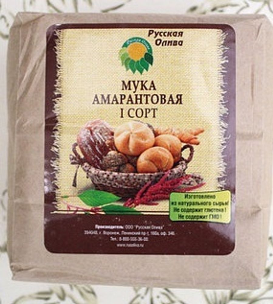 Мука амарантовая Русская Олива, 1 кг