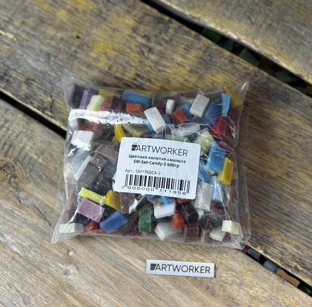 Цветная колотая смальта SM-Set-Candy-2, 600 гр