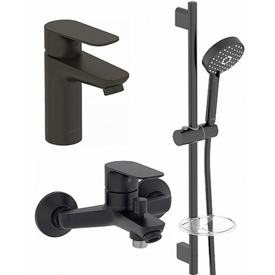 Комплект смесителей для ванны Jacob Delafon Oscar, черный матовый E29845RU-BL