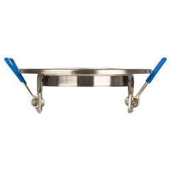 Светильник встраиваемый штампованный ЭРА ST2A SN под лампу MR16 GU5.3 поворотный сатин никель | Штампованные встраиваемые светильники