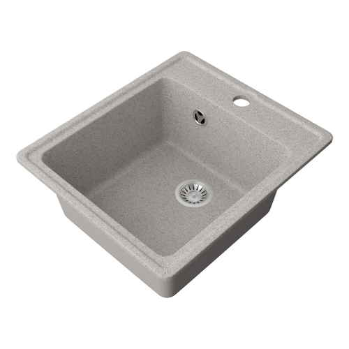 Мойка ML-GMS18 СТАНДАРТ прямоугольная, светло-серый (310), 410*470*190мм