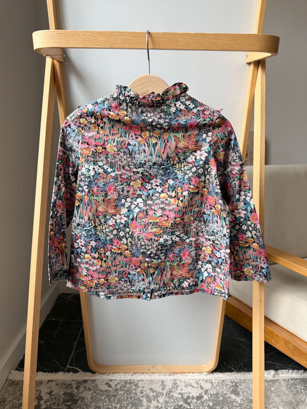 Новая хлопковая блузка Bonpoint, 104