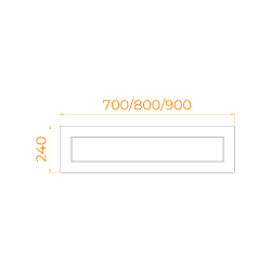 Экран для душевого поддона RGW NB/CL-S боковой (900)