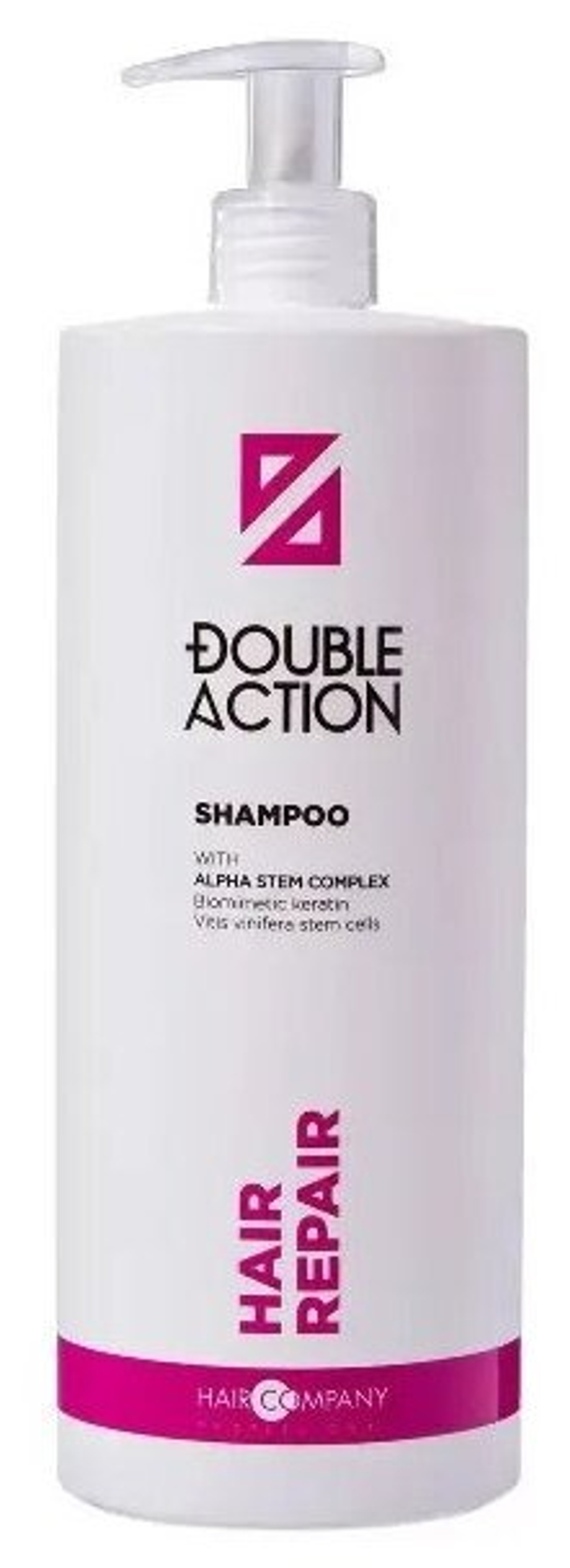 HC DOUBLE ACTION Шампунь восстанавливающий 1000мл “Double Action Shampoo Ricostruttore”