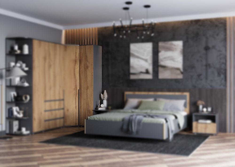 Пенал 1- ств. с полками МС "СТИЛ"