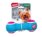 Игрушка GiGwi для собак "Гантель малая с пищалкой" 13 см (Гигви)