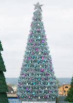 уличная елка каркасная "Уральская" узумрудная хвоя пвх