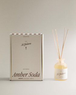 Zara Home AMBER SODA REED DIFFUSERS — ароматический диффузор с тростниковыми палочками, Янтарное Сода, 120 мл