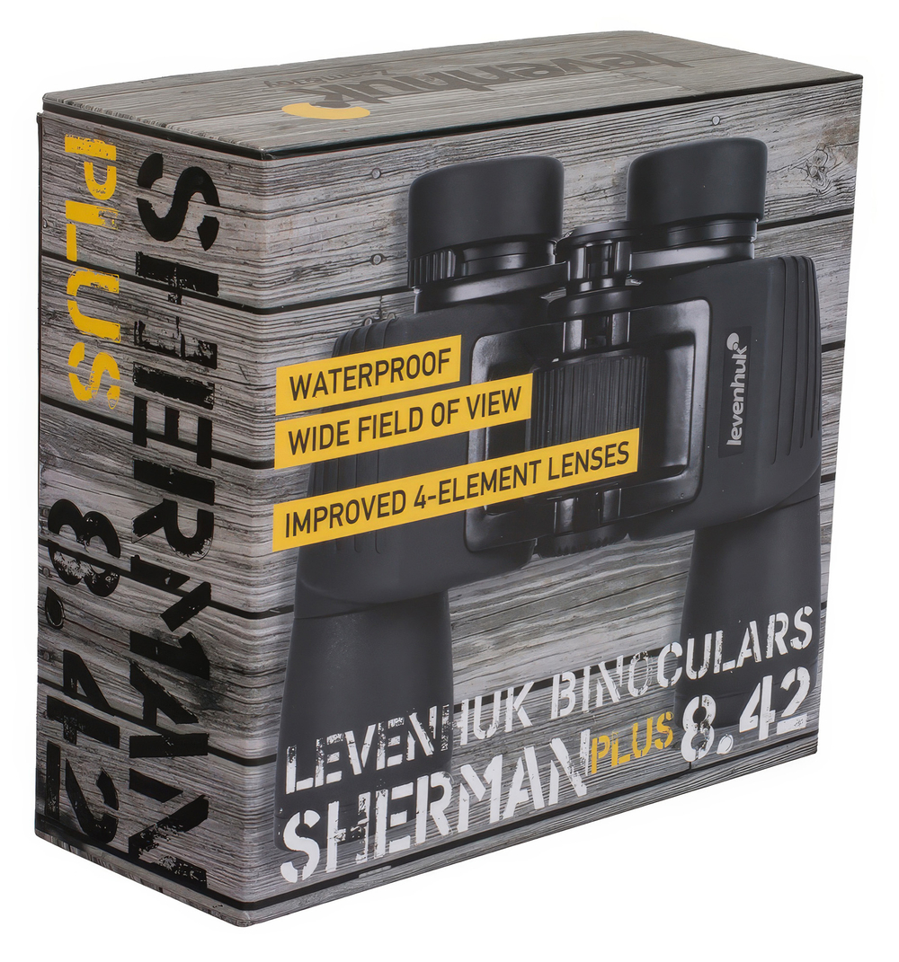 Бинокль Levenhuk Sherman Plus 8x42 - Упаковка