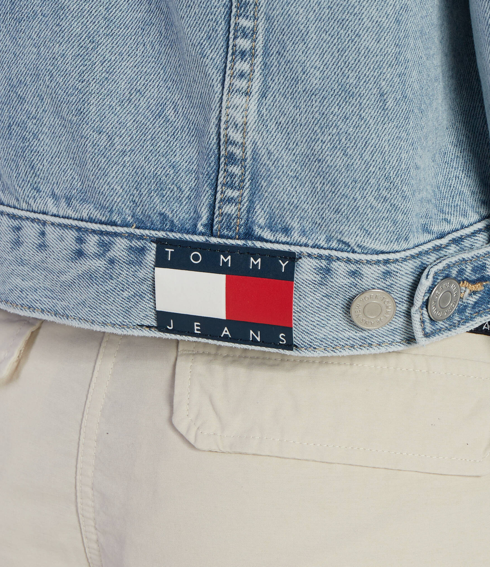 Джинсовая куртка Tommy Jeans - голубой(DW0DW17661)