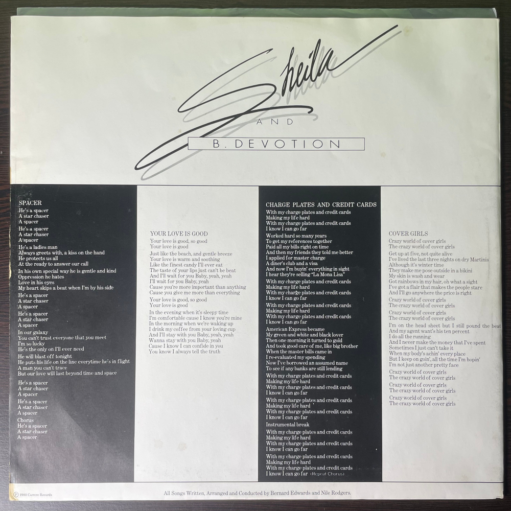 Sheila And B. Devotion ‎– King Of The World (Франция 1980г.)