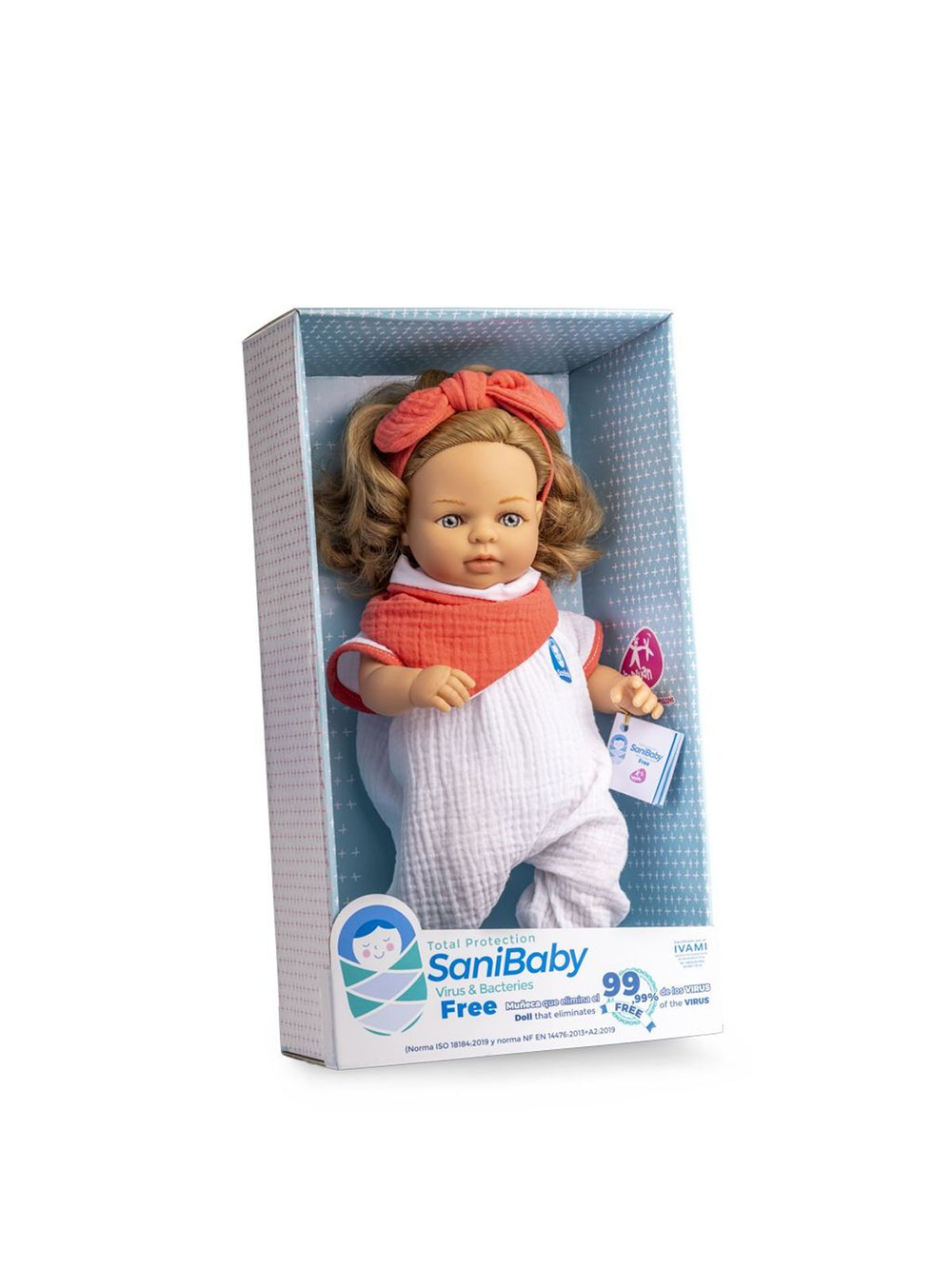Кукла Berjuan мягконабивная 38см Sani Baby (3040)