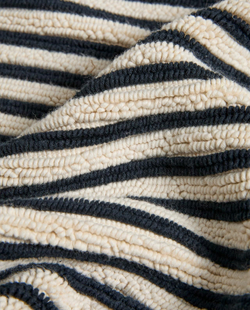 Zara Home - Цветной полосатый коврик для ванной комнаты, черный, 60x90 см