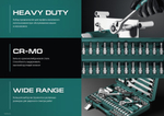 KRAFTOOL X-Drive 108, 108 предм., (1/2″+3/8″+1/4″), универсальный набор инструмента (27888-H108)