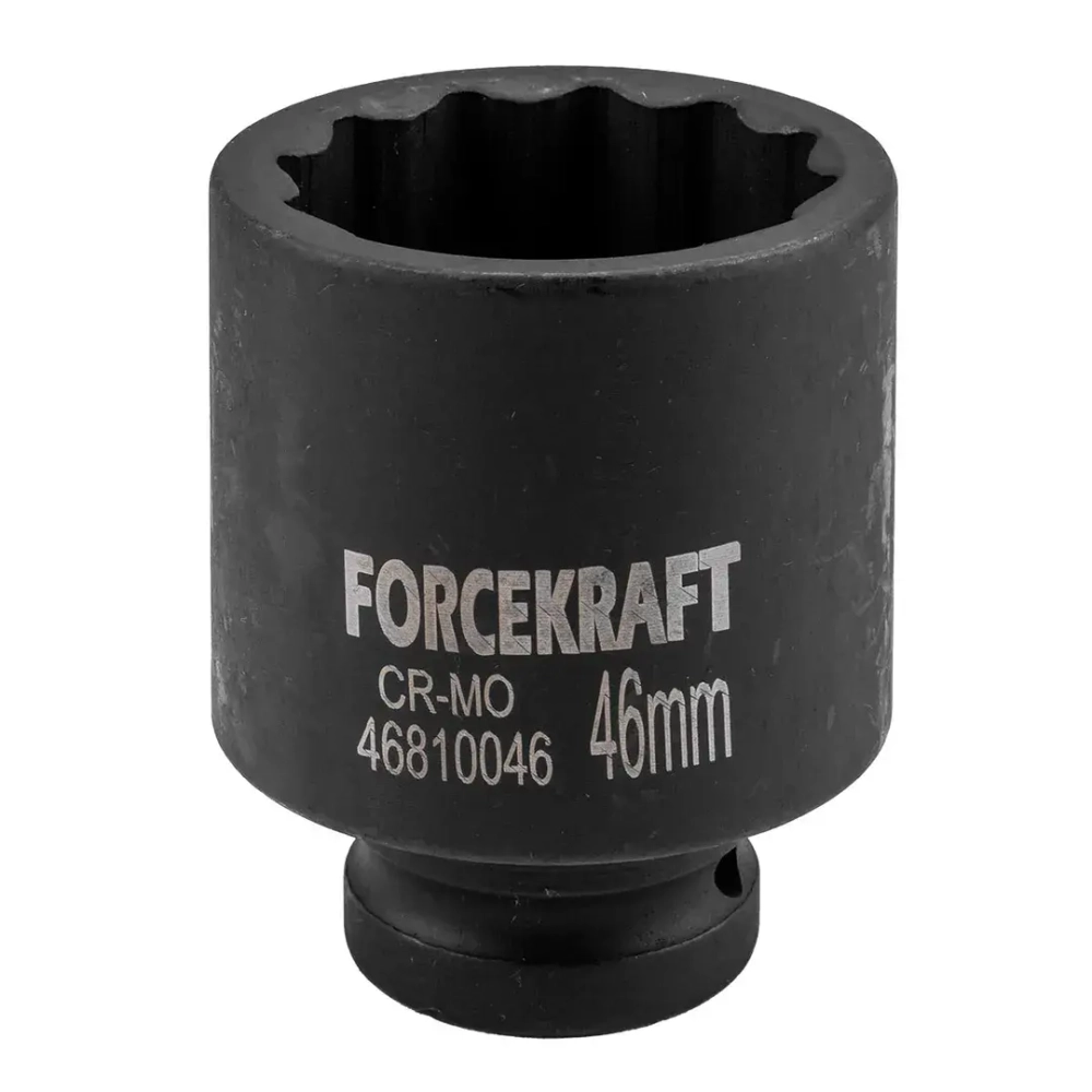 Головка ударная глубокая 3/4'', 46мм (12гр.) FORCEKRAFT FK-46810046