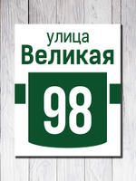 Табличка на здание ПВХ №8