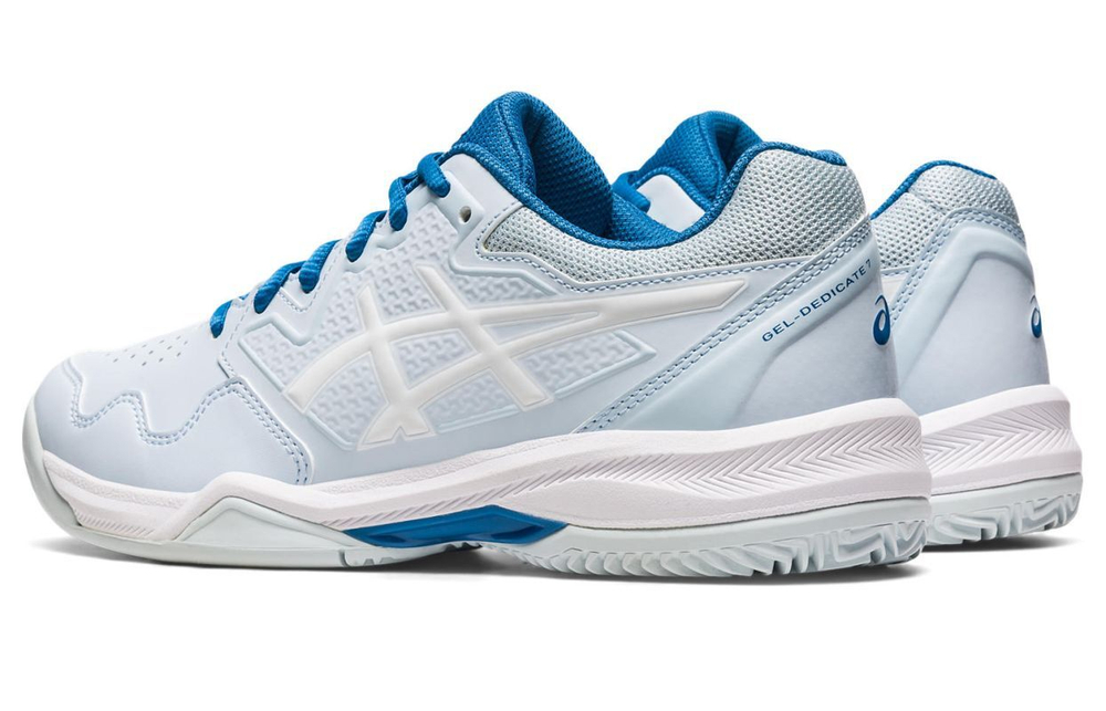 Женские Кроссовки теннисные Asics Gel-Dedicate 7 Clay - sky/white