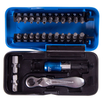 KING TONY (1026CQ-AM) Набор вставок (бит) 1/4", HEX, TORX, Phillips, Pozidriv, 29 предметов