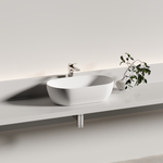 Раковина CERAMICANOVA Twist накладная овальной формы 500x300x140 белый матовый CN12001MW