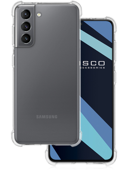 Чехол ROSCO для Samsung Galaxy S21 оптом (арт. SS-S21-HARD-TPU-TRANSPARENT)
