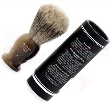 Помазок Edwin Jagger, темно-коричневый цвет, барсучий ворс, 1EJ872