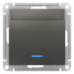 ATLASDESIGN ВЫКЛЮЧАТЕЛЬ карточный с подсветкой, 10А, без задержки отключения, механизм, СТАЛЬ