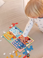 Машинки, магнитная игра-мозаика