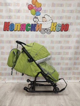 Санки-коляски Ника Детям 7-5SK оливковый