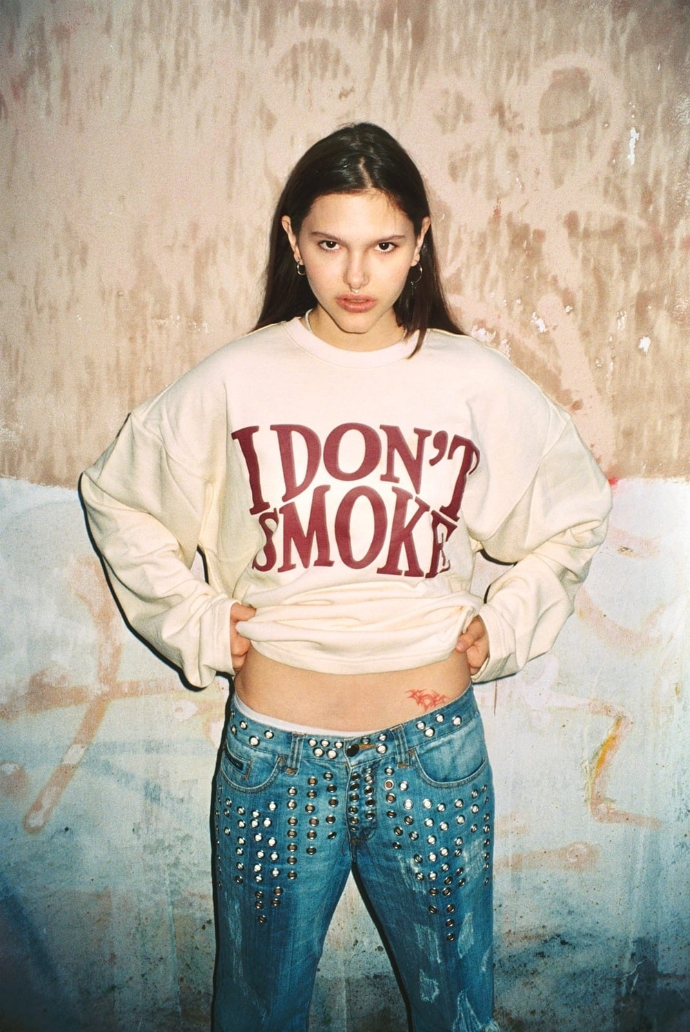 Свитшот DONSMOKE "Basic Logo" Oversized Sweatshirt