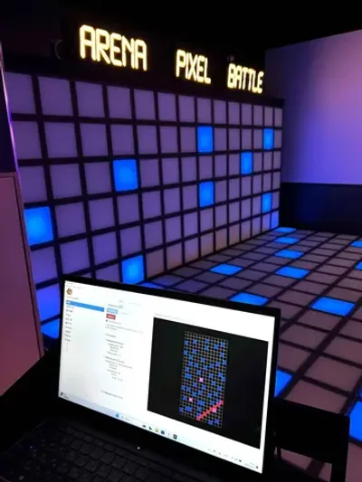 Интерактивный пол «Арена Pixel Battle» 364 шт (33 кв.м)