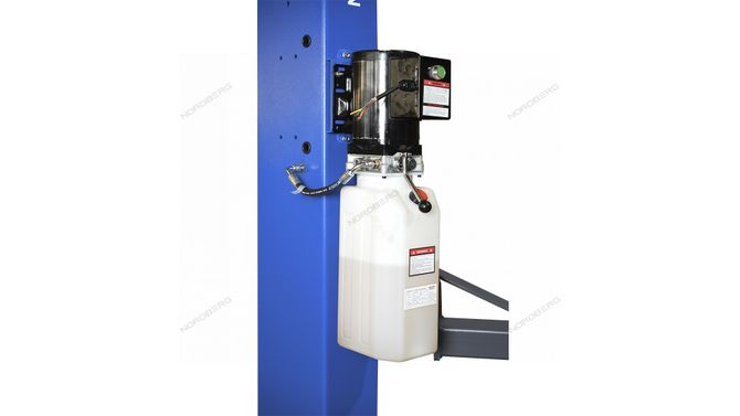 NORDBERG (N4120B-4B_3+2_220) Подъемник двухстоечный 4 т, 220 В, синий