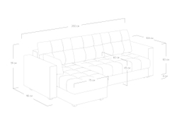 Диван Megapolis угловой