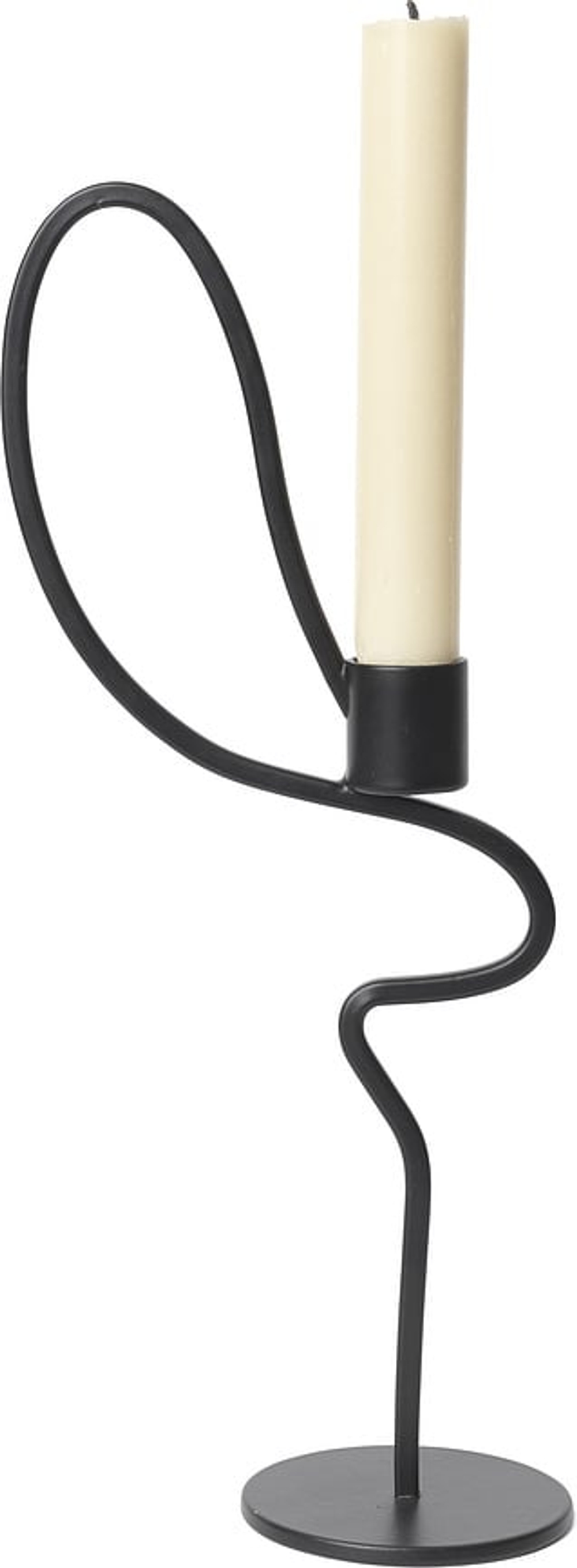 Подсвечник ferm living valse, металл, 28 , чёрный · арт. fabr 1104269851