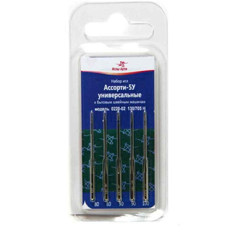 Иглы для БШМ универсальные ассорти №80/90/100 Арти