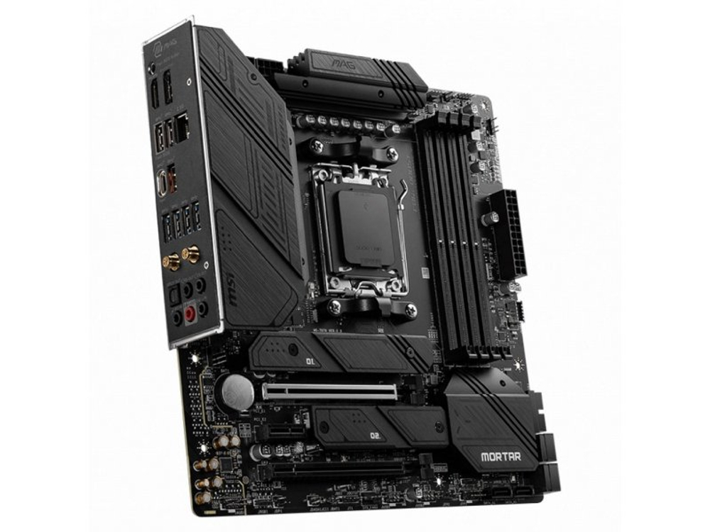 Материнская плата MSI MAG B650M Mortar Wifi, Socket AM5, AMD B650, mATX, RTL